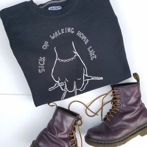 Badass Feminist Pullover Sweater Vintage